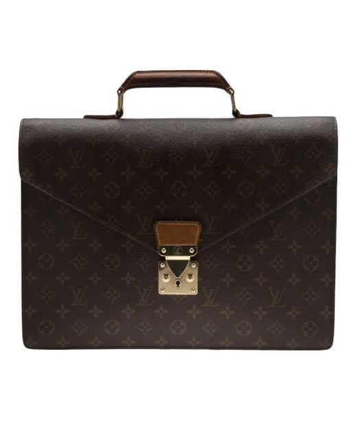 Louis Vuitton Brown Monogram Serviette Briefcase