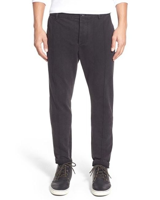 French connection Slim Fit Jersey Knit Pants in Black for Men | Lyst