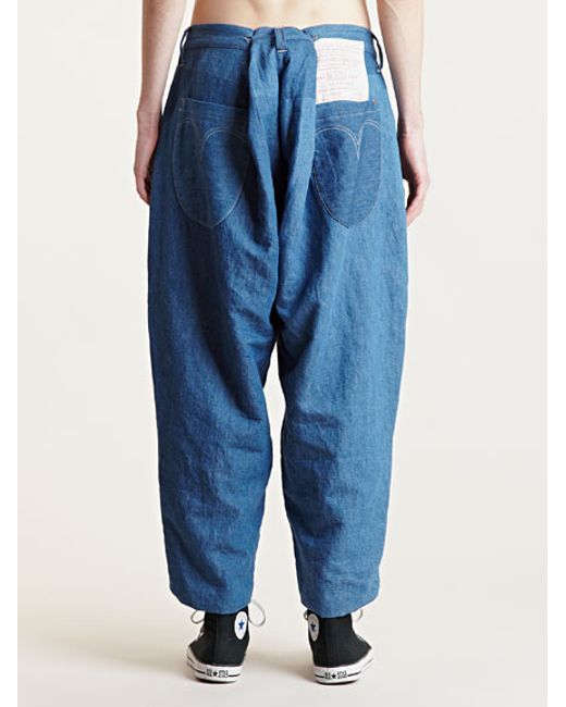 Levis Red Denim Cone Shaped Giant Jeans 