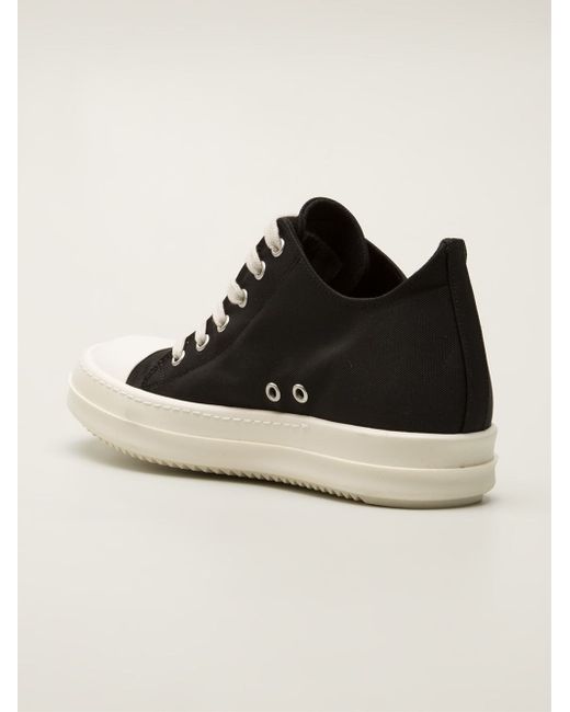 Rick Owens DRKSHDW 'Ramones' Low Top Trainers in Black | Lyst UK