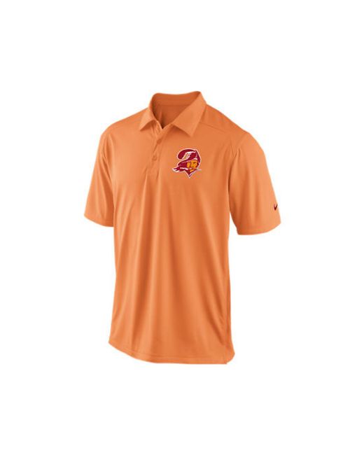 Nike Orange Mens Tampa Bay Buccaneers Football Coaches Polo Shirt for men