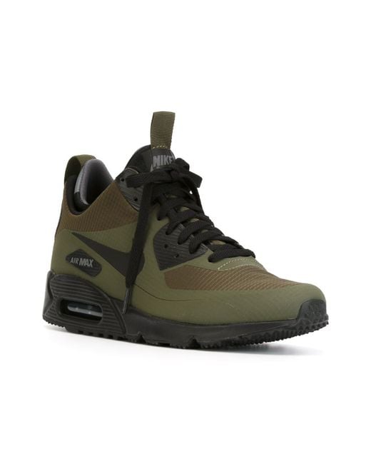 Gobernador usuario pivote Nike Air Max 90 Mid Winter Sneaker Boots in Green for Men | Lyst