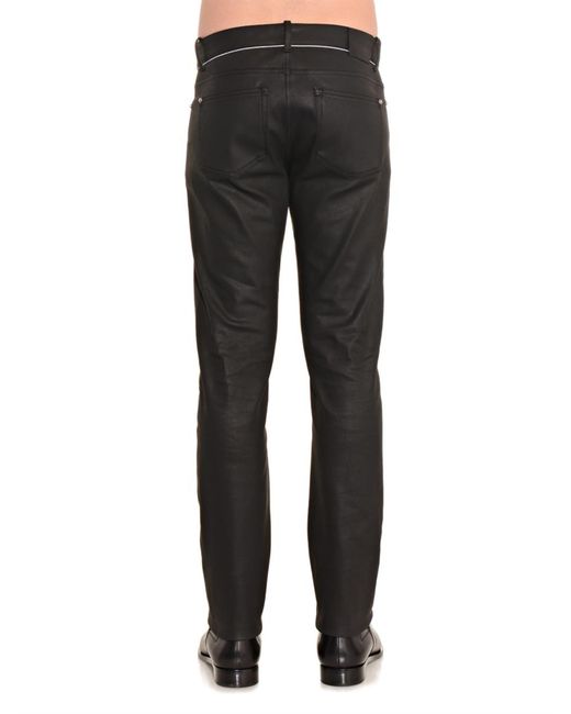 Balenciaga Coated-Denim Skinny Jeans in 