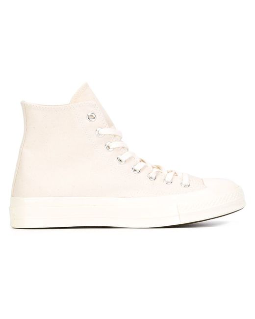 Converse 'chuck Taylor All Star' Hi-top Sneakers in Natural | Lyst