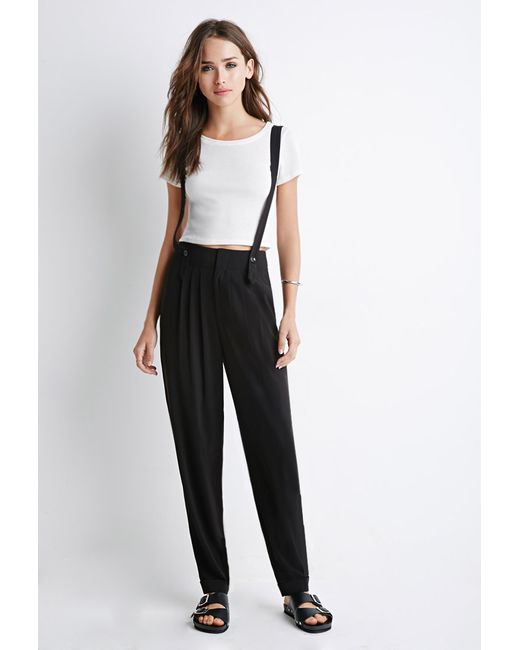 Forever 21 Classic Suspender Trousers 