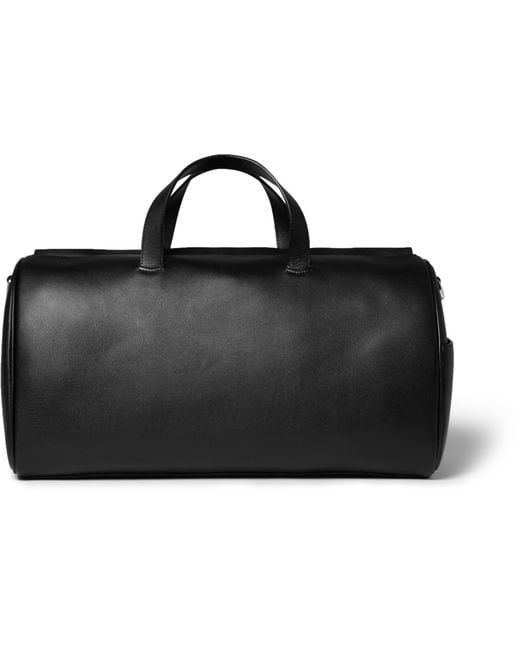 Loewe Black Leather Duffle Bag for men