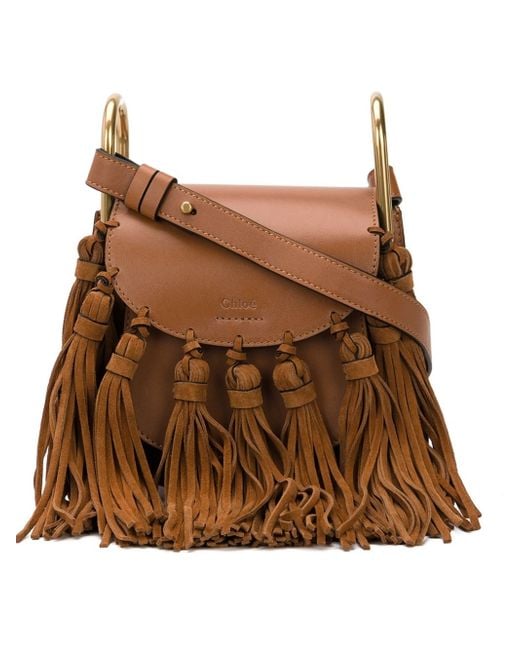 Chloé 'hudson' Crossbody Bag in Brown | Lyst
