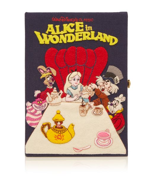 Olympia le-tan Alice In Wonderland Classic Clutch in Multicolor (BLUE ...