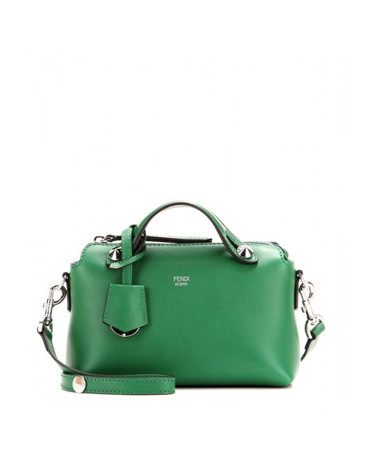 Fendi Green By The Way Mini Leather Cross-body Bag