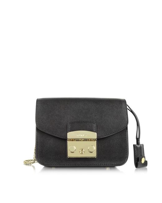 Lyst Furla Metropolis Mini Crossbody Bag in Black Save 45