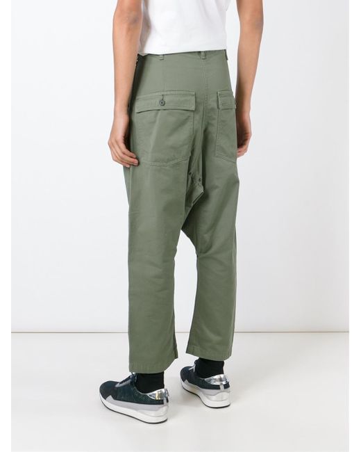 Comme des Garçons Drop-crotch Trousers in Green for Men | Lyst