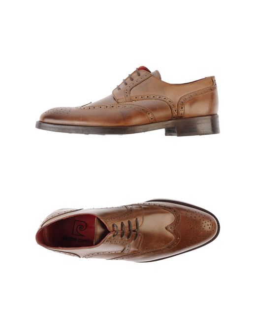 Pierre Cardin Brown Lace-up Shoes for men