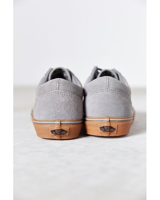 grey vans brown sole