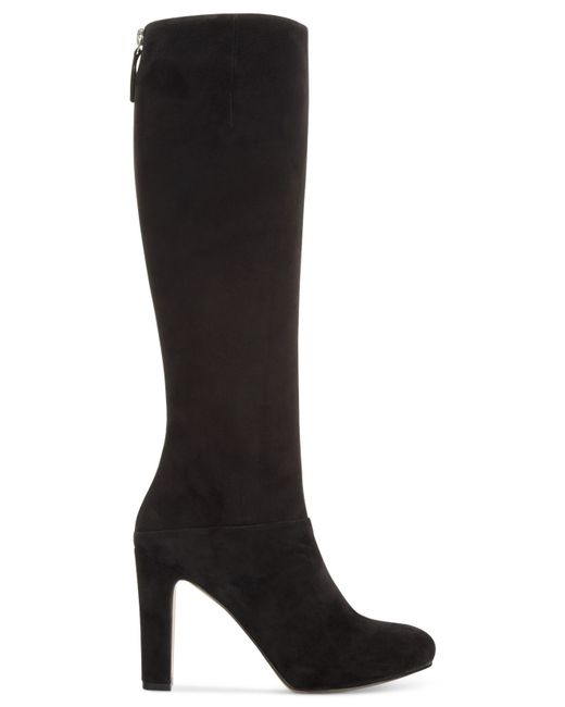 nine west suede high shaft boots