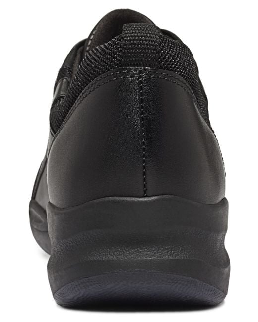 Clarks Collection Women's In Motion Rock Walking Shoes in Black | Lyst