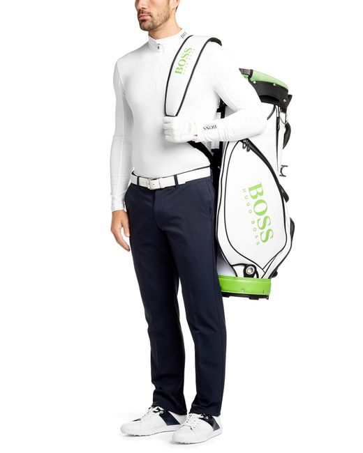 BOSS Green White Golf Bag 'Gioly' for men