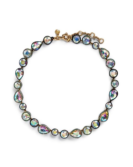 J.Crew Multicolor Sea Glass Brulée Necklace