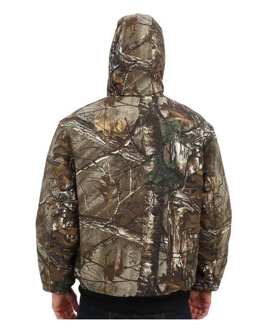 Carhartt Qfl Camo Active Jacket in Green for Men (Realtree Xtra) - Save ...