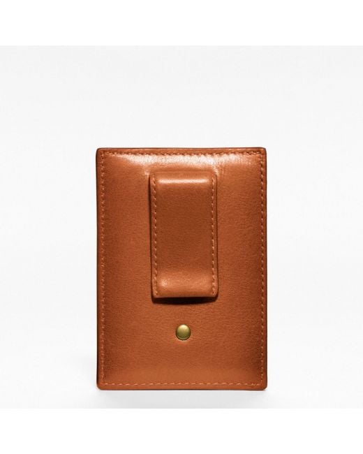 Money Clip Card Case - Coach