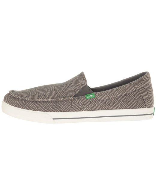Lyst - Sanuk Sideline Checked in Gray for Men ... Sanuk | Gray Sideline Checked for Men | Lyst ...
