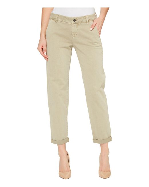 Lyst - Liverpool Jeans Company Billy Trousers Rolled-cuff In Stretch ...