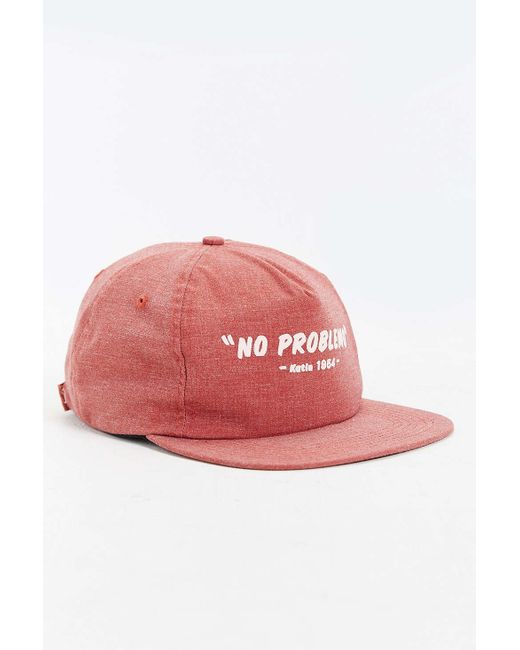 Katin Red No Problemo Baseball Hat for men