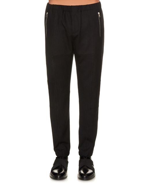 Givenchy Zip-detail Stretch-wool Track 