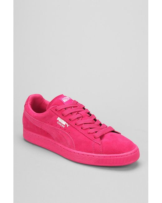 Fabriek Op de grond Ook PUMA Classic Mono Suede Sneaker in Pink for Men | Lyst Canada