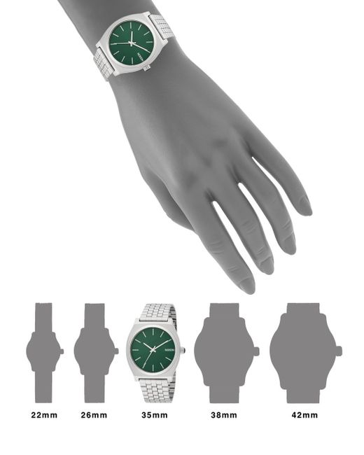 Nixon watch outlet green face