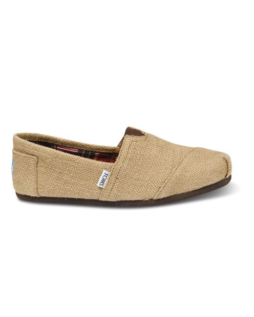 TOMS Natural Burlap Men's Classics for men