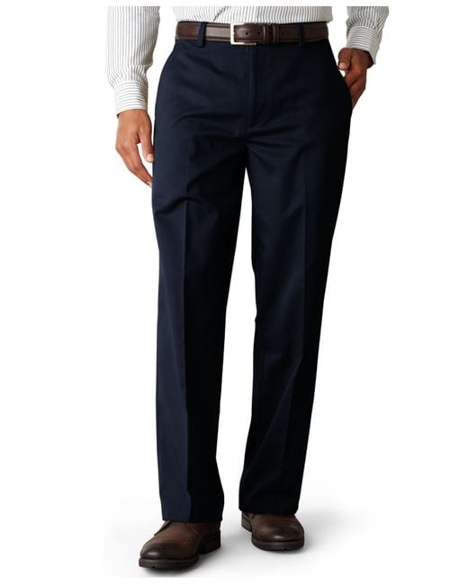 dockers classic fit flat front