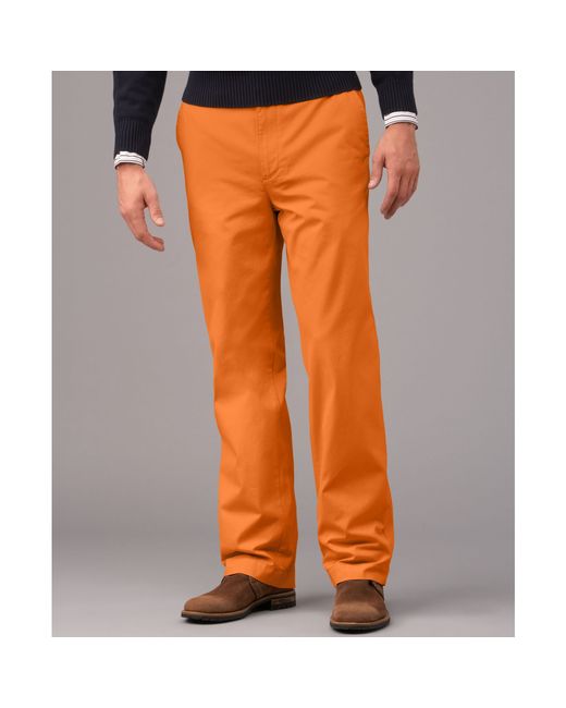 Tommy Hilfiger Orange Academy Chino Pants for men
