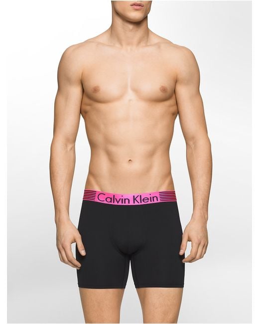 Calvin Klein Underwear Iron Strength Micro Boxer Brief in Black