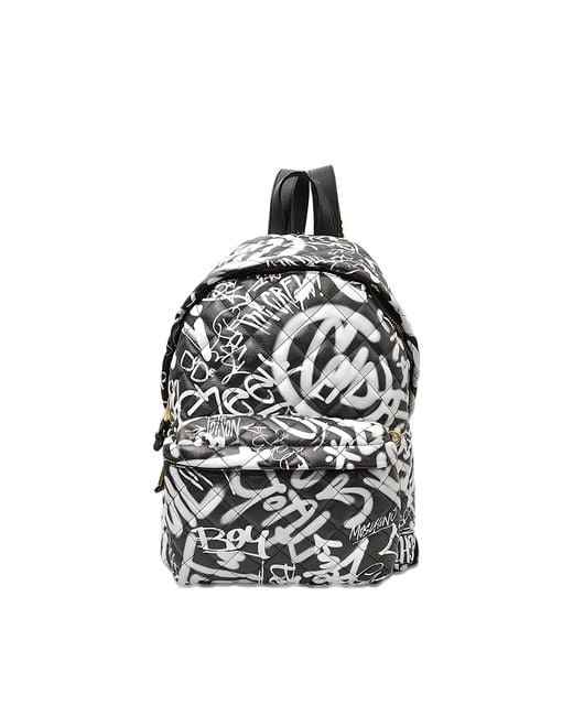 Moschino Multicolor Graffiti Backpack