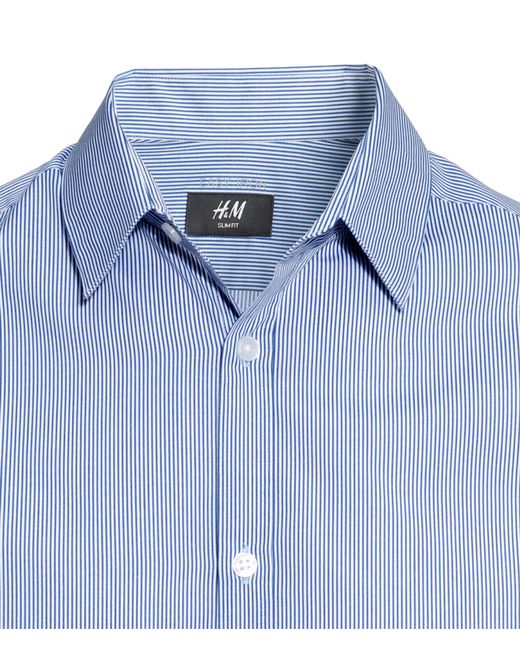 H\u0026M Short-sleeved Shirt Easy Iron in 