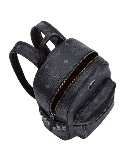 mcm mini stark backpack black