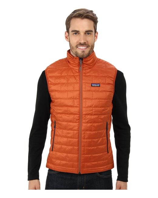 Patagonia Orange Nano Puff® Vest for men