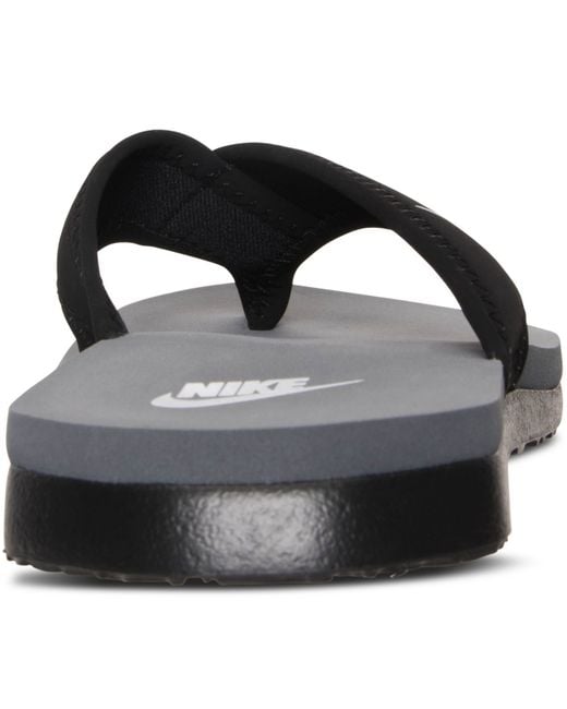 Nike Men's Celso Plus Thong Sandals From Finish Line in Black for Men | Lyst