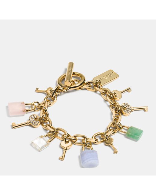 Coach charm bracelet top