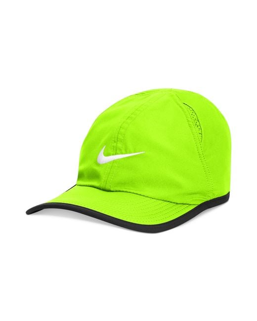 Nike Green Drifit Featherlight Performance Hat 20 for men