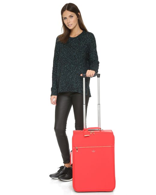Kate Spade International Carry On Suitcase - Cherry Liqueur in Red | Lyst