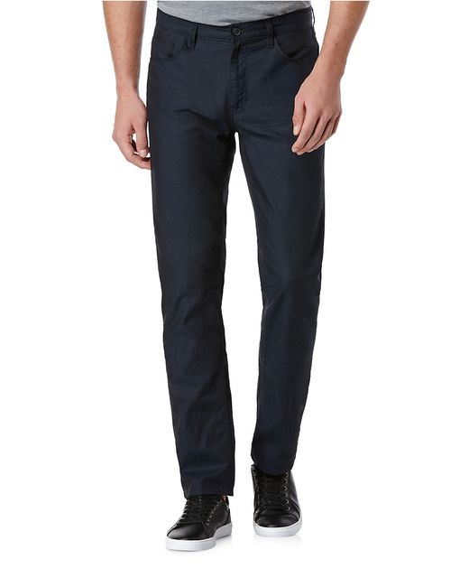 Perry ellis Slim Fit Cotton And Linen Jeans in Blue for Men (Navy) | Lyst