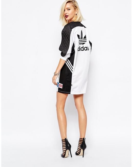 ワンピース adidas Rita Ora Long Sleeve Panel Dress adidas Originals Rita Ora Long Sleeve Panel Dress in Black