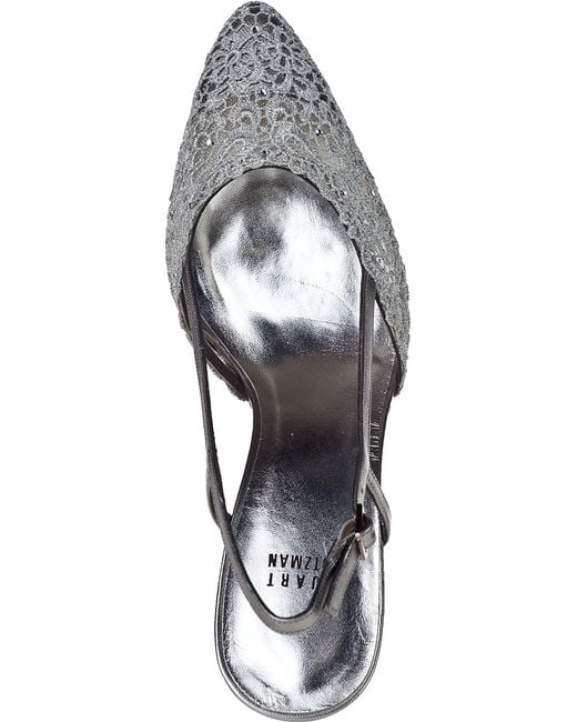 pewter evening pumps