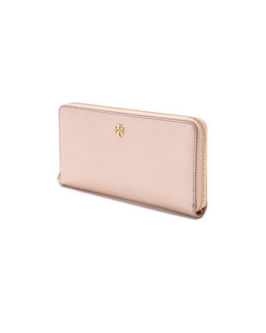 関税&送料込 Tory Burch☆york ZIP PASSPORT CONTINENTAL WALLET Tory Burch York Zip Passport Continental Wallet in Green | Lyst