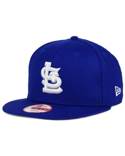 KTZ Blue St. Louis Cardinals C-dub 9fifty Snapback Cap for men