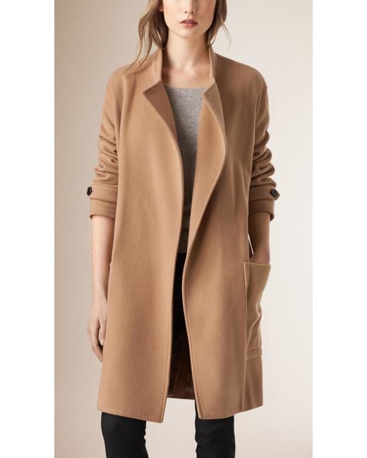 Burberry Relaxed-Fit Wool-Cashmere Coat in Camel (Natural) | Lyst