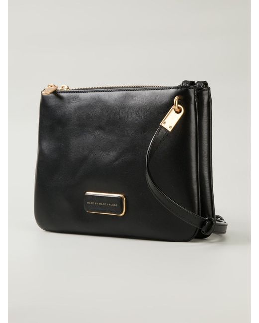 Marc By Marc Jacobs Ligero Double Percy Leather Cross-body Bag in Black |  Lyst