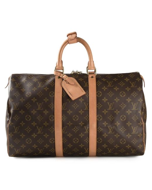 Louis Vuitton Brown 'Keepall 45' Travel Bag for men