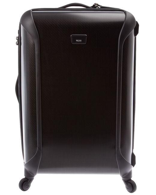 Tumi Black Hardshell Suitcase for men
